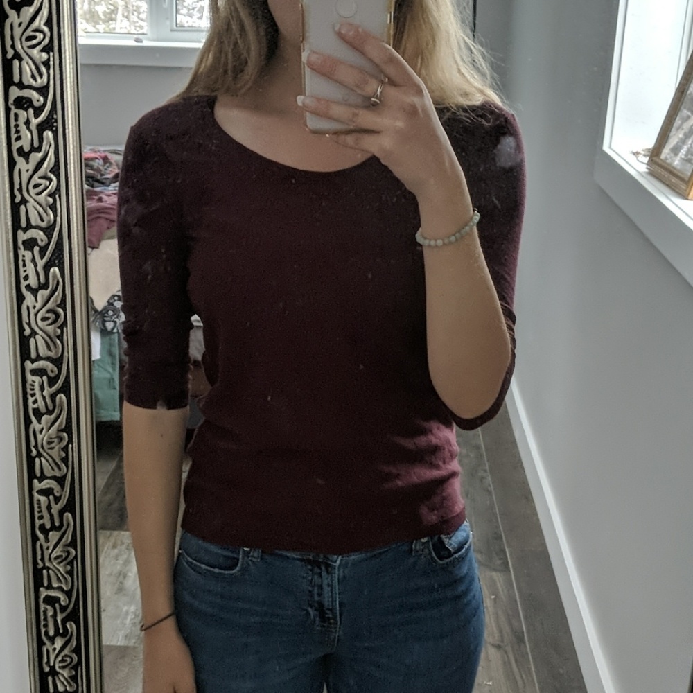 Aritzia Babaton 3/4 length top